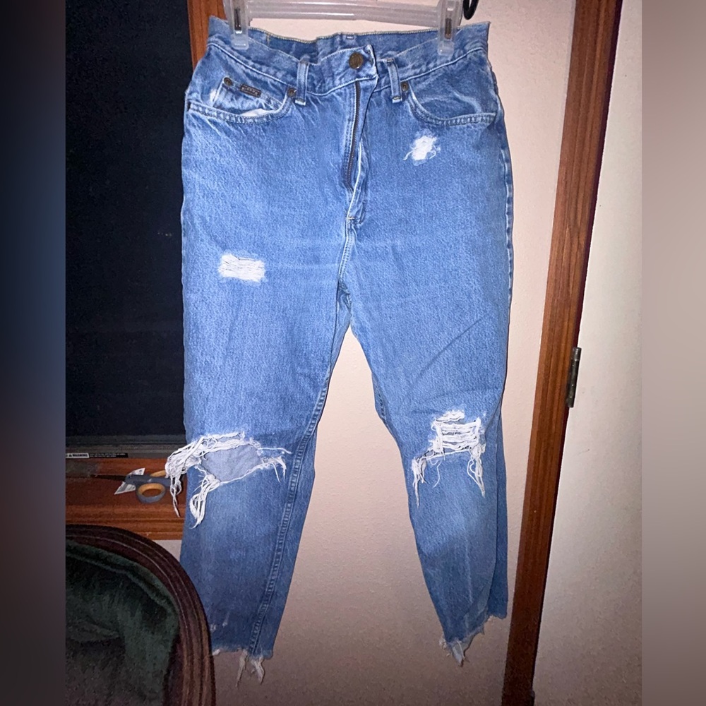 🤍90s Vintage Distressed Riders
